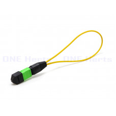 MPO/APC-9/125-12F-LB MPO/APC光纖迴路器單模9/125 12芯低菸無鹵 12 芯MPO-APC母頭 9/125單模光纖環回電纜 MPO迴路電纜 MPO迴路器